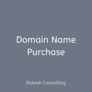Domain Name Purchase - Rakesh Consulting