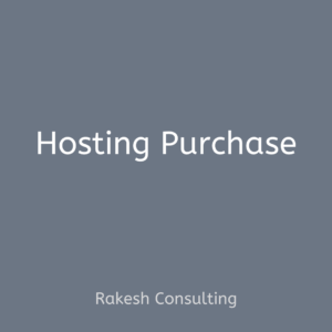 Hosting Purchase - Rakesh Consulting